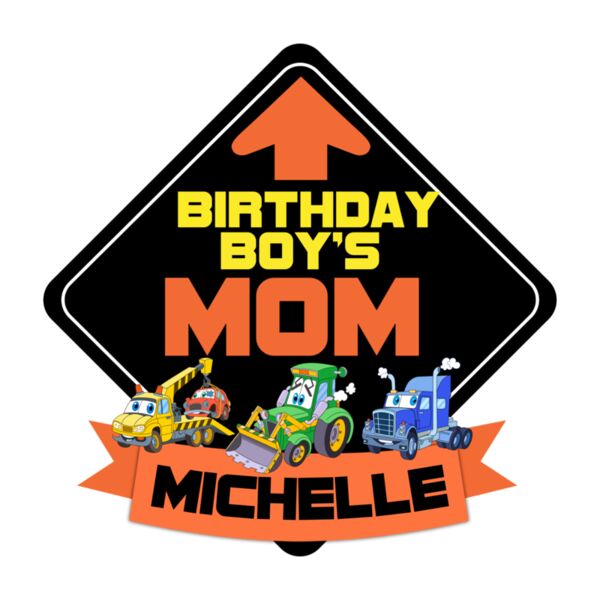 Family - Customizable Design - Birthday - Sign Board - Mom - BDAY05-MOM Thumbnail