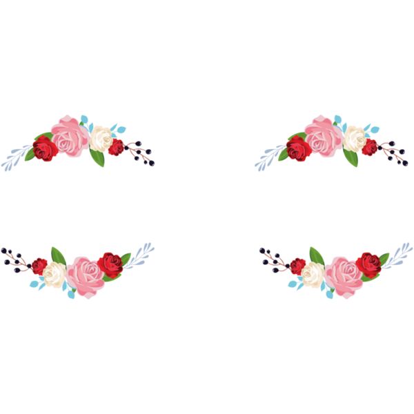 Floral Design with Changeable Name - G19-24 Thumbnail