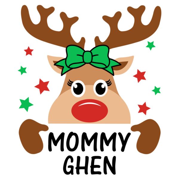 Mommy Reindeer, Christmas Design - CHF-02 Thumbnail