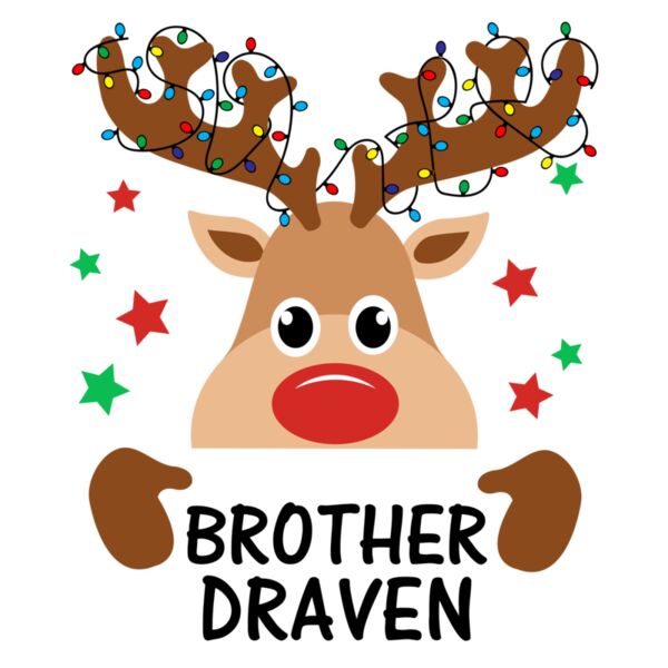 Brother Reindeer, Christmas Design - CHF-02 Thumbnail