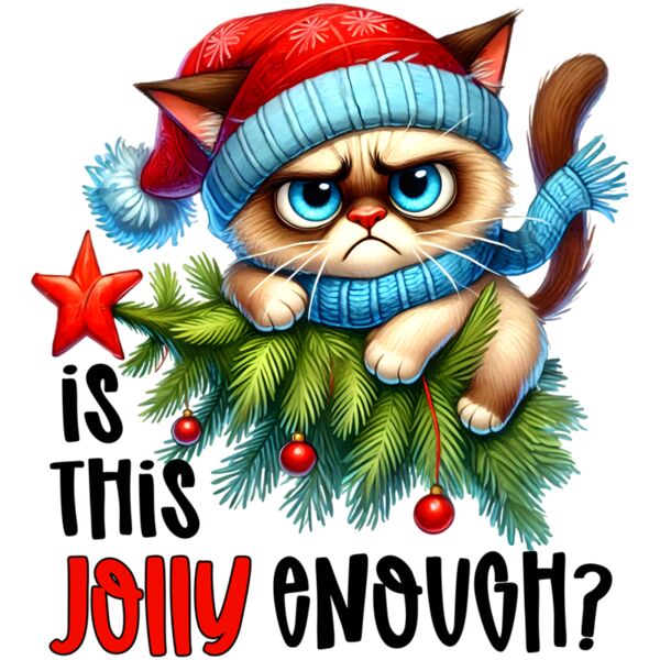 is this Jolly enough? Sarcastic Cats Design 2025 - SCC-01 Thumbnail