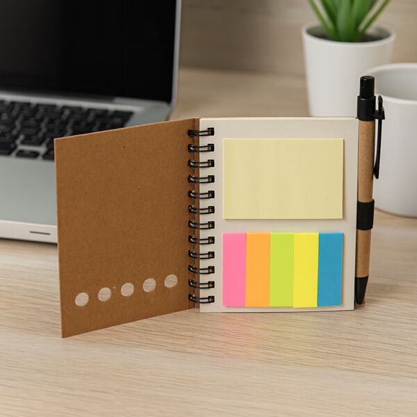 Notebook w/ Sticky Notes & Pen Thumbnail
