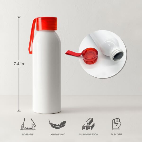 22oz Portable Slim Aluminum Bottle Thumbnail