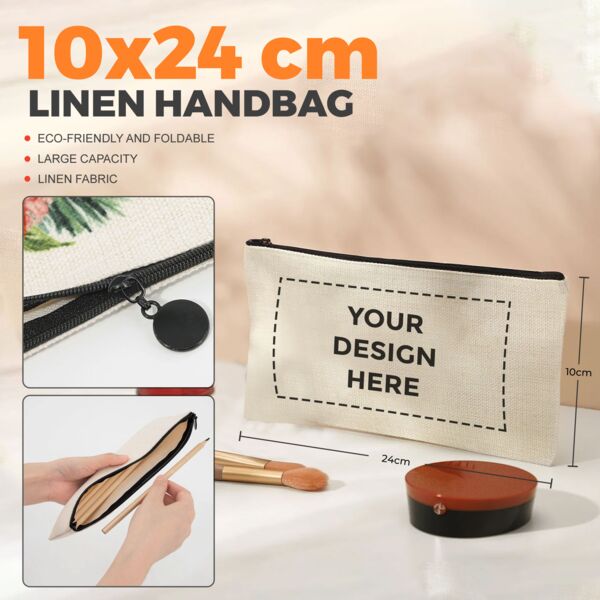 Linen Handbag (10x24 cm) Thumbnail