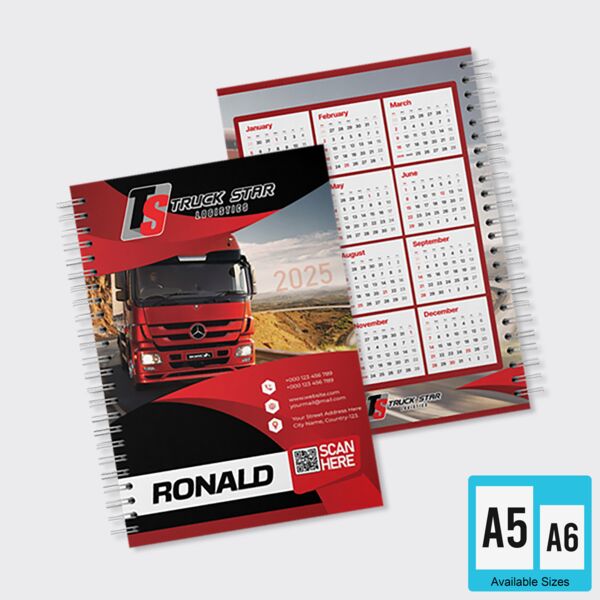 Notebook with Calendar Thumbnail