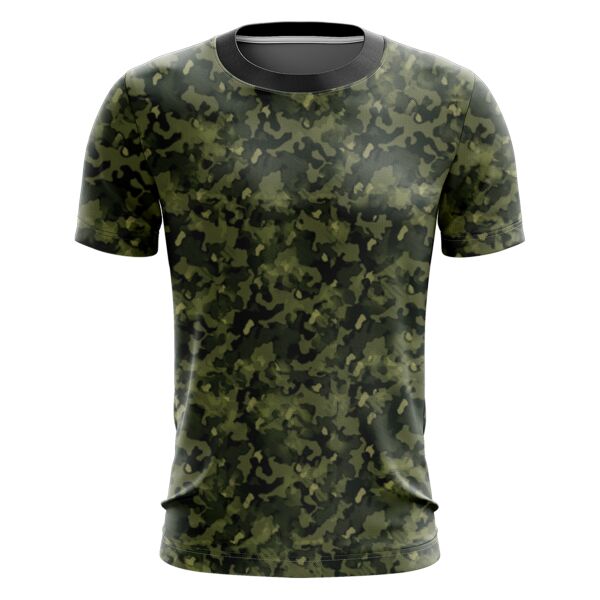 Camouflage Design Full Print Roundneck Shirt Thumbnail