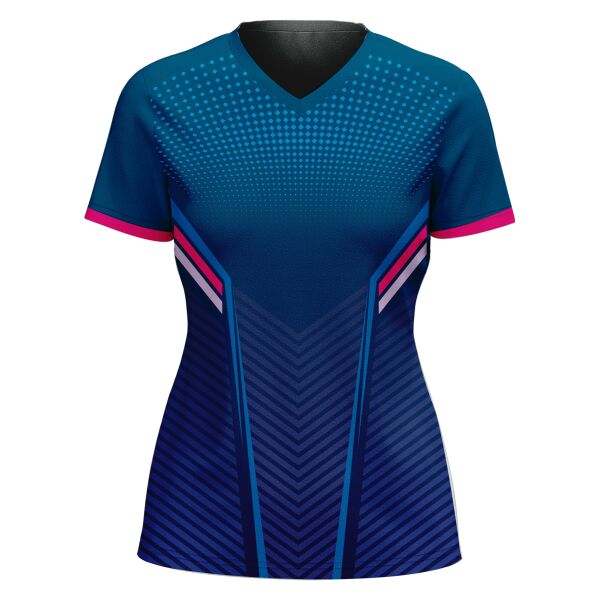 V-neck Volleyball Jersey Full Print Sublimation Thumbnail