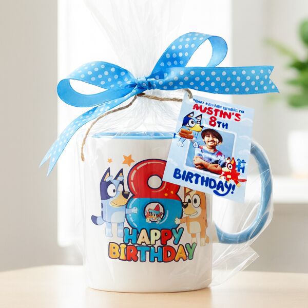 Plastic Mug Packaging w/ tag Thumbnail