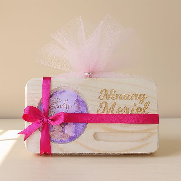 Tulle Wooden Packaging w/ Tag Thumbnail