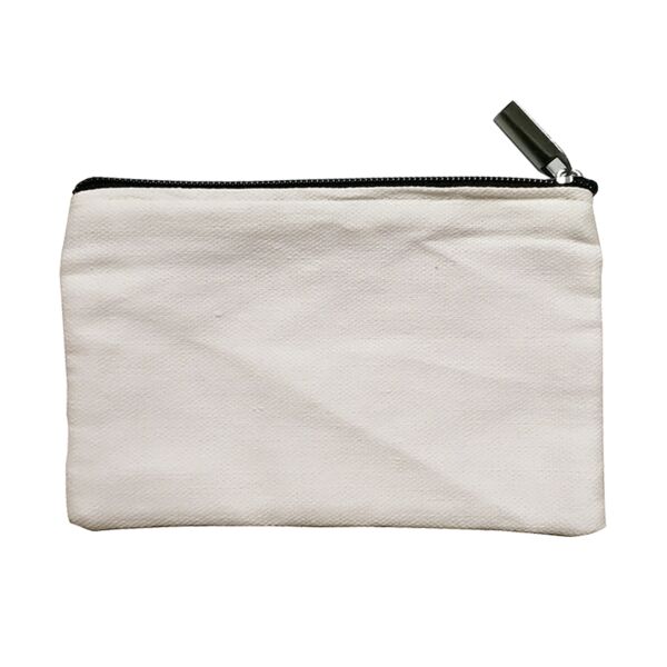 Canvas Pouch with Black Zipper 4"X 6" Thumbnail