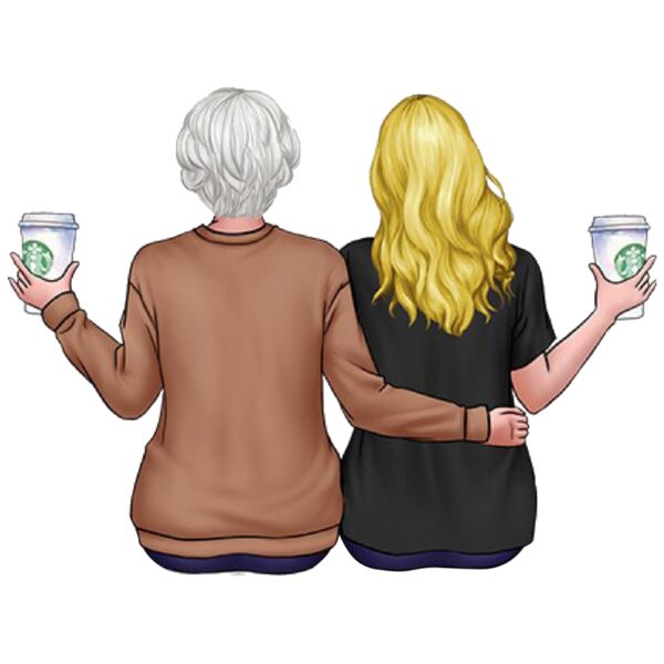 Mother's Day, Mom and Kid Clipart - MVB-1 Thumbnail