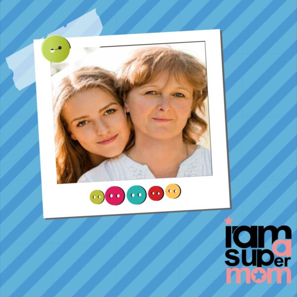 I am Super MOM, Photo Frame with Customizable Image, Mother's Day, Mother, MOM - BPF-008 Thumbnail