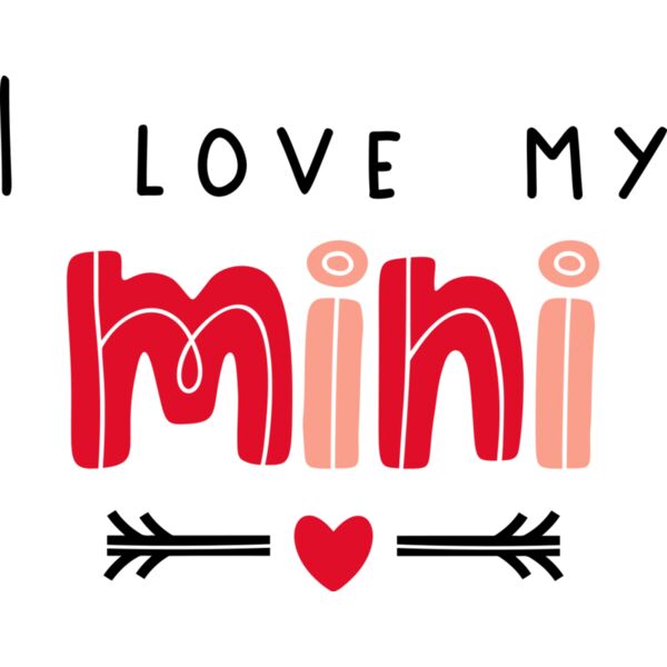 I LOVE MY MINI, MOM & KID, Mother's Day, MOM - MBD-3B Thumbnail