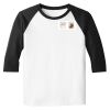 Raglan 3/4 Roundneck Shirt (White Body) Raglan 3/4 Roundneck Shirt (White Body) Thumbnail