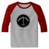 Raglan 3/4 Roundneck Shirt (Gray Body) Thumbnail