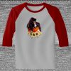 Raglan 3/4 Roundneck Shirt (Gray Body) Thumbnail