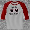Raglan 3/4 Roundneck Shirt (Gray Body) Thumbnail