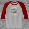 Raglan 3/4 Roundneck Shirt (Gray Body) Thumbnail