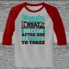 Raglan 3/4 Roundneck Shirt (Gray Body) Thumbnail