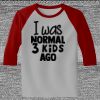 Raglan 3/4 Roundneck Shirt (Gray Body) Thumbnail