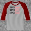 Raglan 3/4 Roundneck Shirt (Gray Body) Thumbnail
