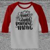 Raglan 3/4 Roundneck Shirt (Gray Body) Thumbnail