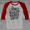 Raglan 3/4 Roundneck Shirt (Gray Body) Thumbnail