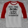 Raglan 3/4 Roundneck Shirt (Gray Body) Thumbnail