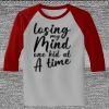 Raglan 3/4 Roundneck Shirt (Gray Body) Thumbnail