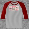 Raglan 3/4 Roundneck Shirt (Gray Body) Thumbnail