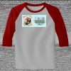 Raglan 3/4 Roundneck Shirt (Gray Body) Thumbnail