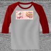 Raglan 3/4 Roundneck Shirt (Gray Body) Raglan 3/4 Roundneck Shirt (Gray Body) Thumbnail