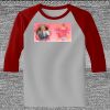 Raglan 3/4 Roundneck Shirt (Gray Body) Raglan 3/4 Roundneck Shirt (Gray Body) Thumbnail