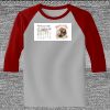 Raglan 3/4 Roundneck Shirt (Gray Body) Raglan 3/4 Roundneck Shirt (Gray Body) Thumbnail