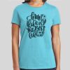 Premium Cotton CVC Roundneck T-shirt (Ladies) Thumbnail